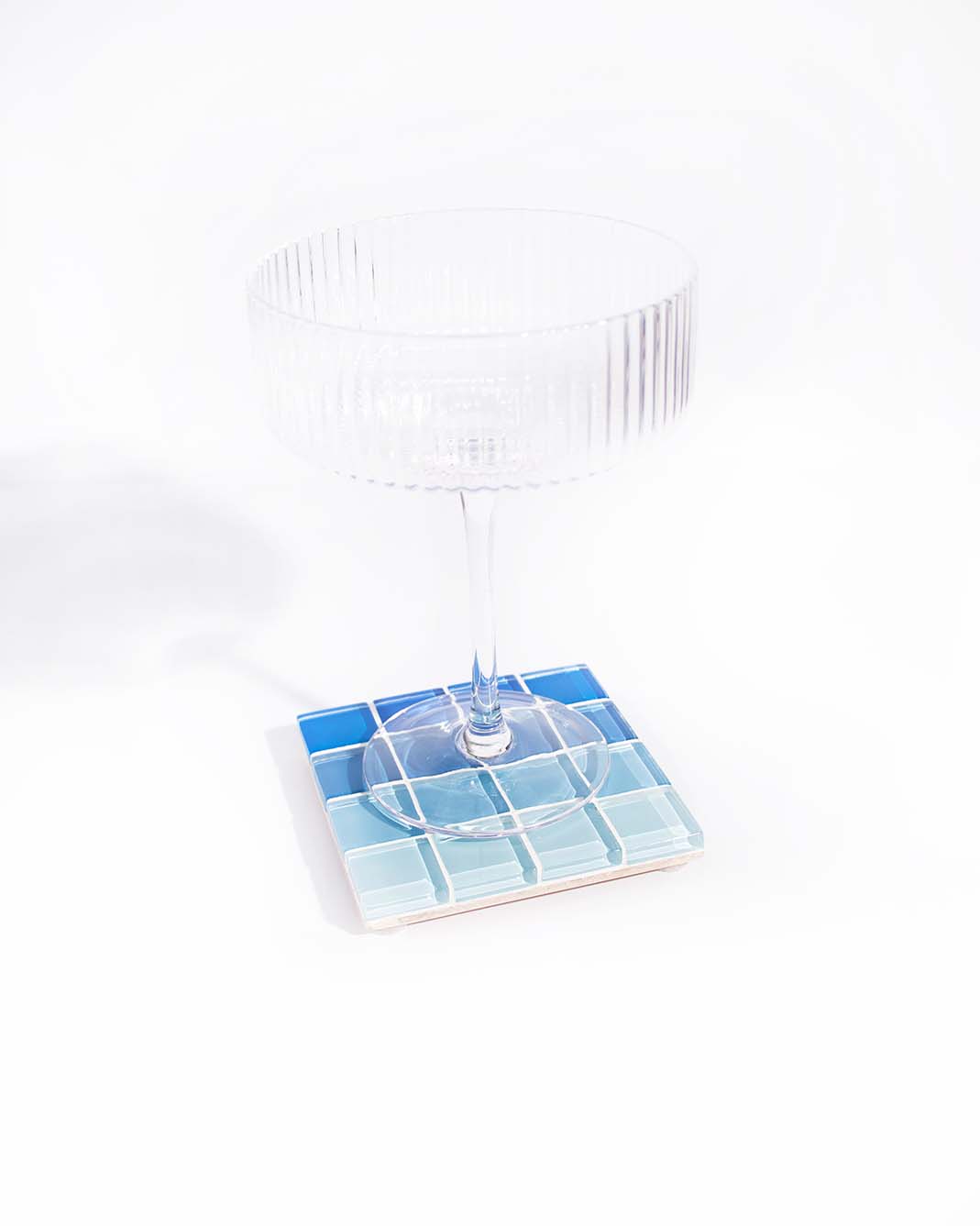 Glass Tile Coaster - Ombre - Maldives