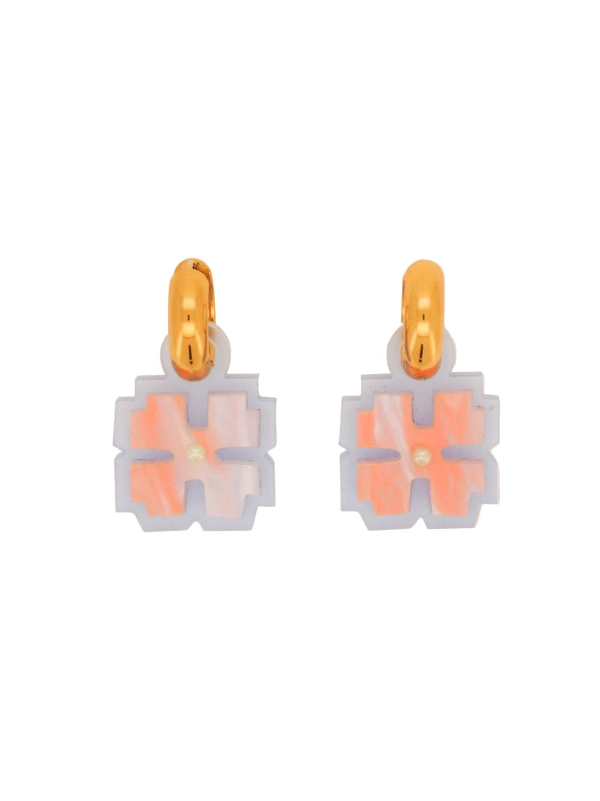 Muse Bloom Hoop Earrings No. 2 | Gold-plated