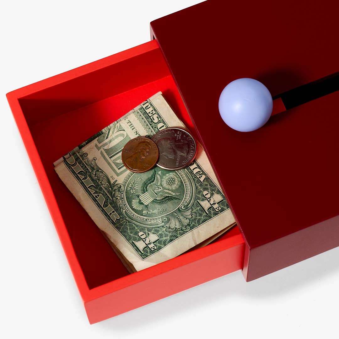 Cache Box: Small - Red/Orange