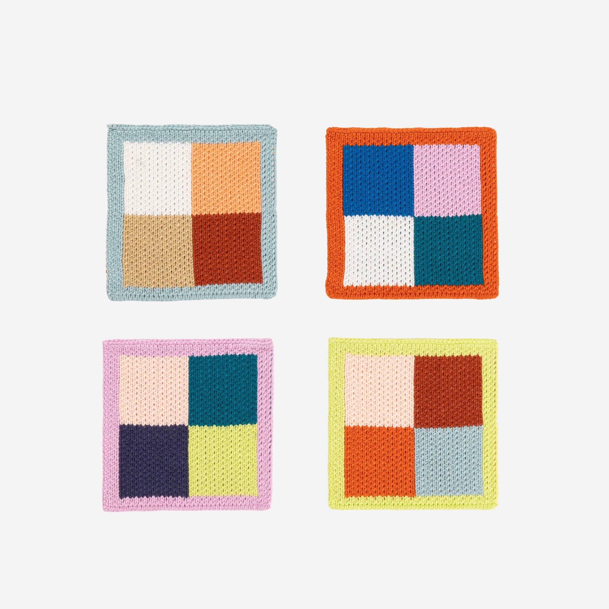 Color Patch Coaster Set | Desert