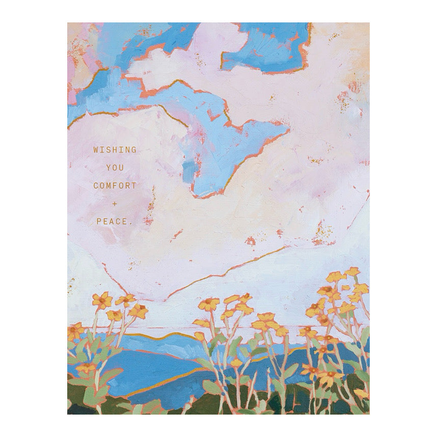 Wishing You Comfort + Peace | Greeting Card