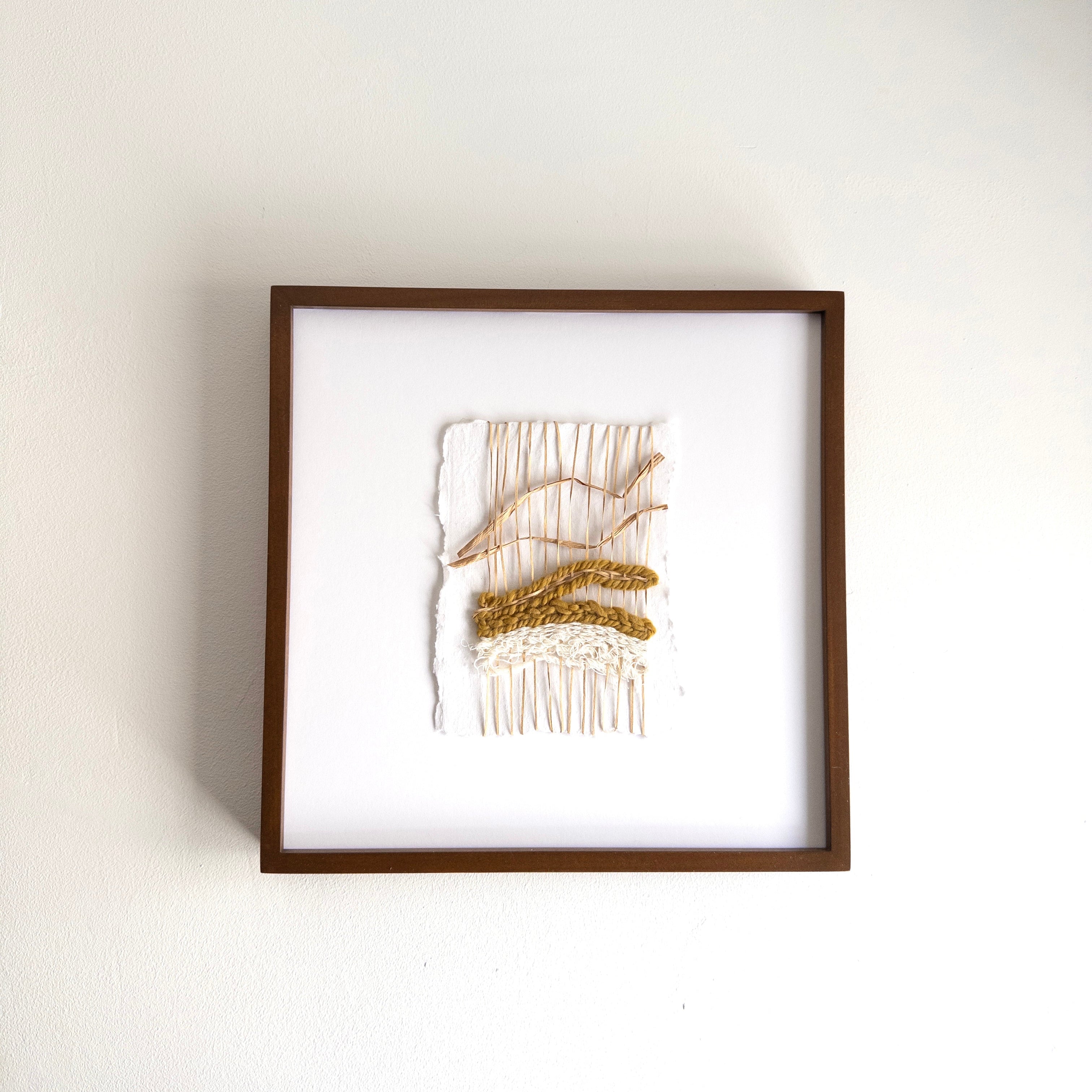 Framed Fiber Art | Places of Me