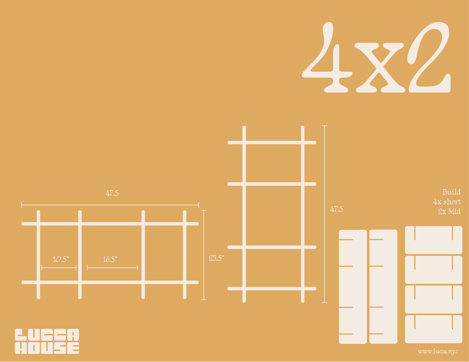 4x2 Shelf