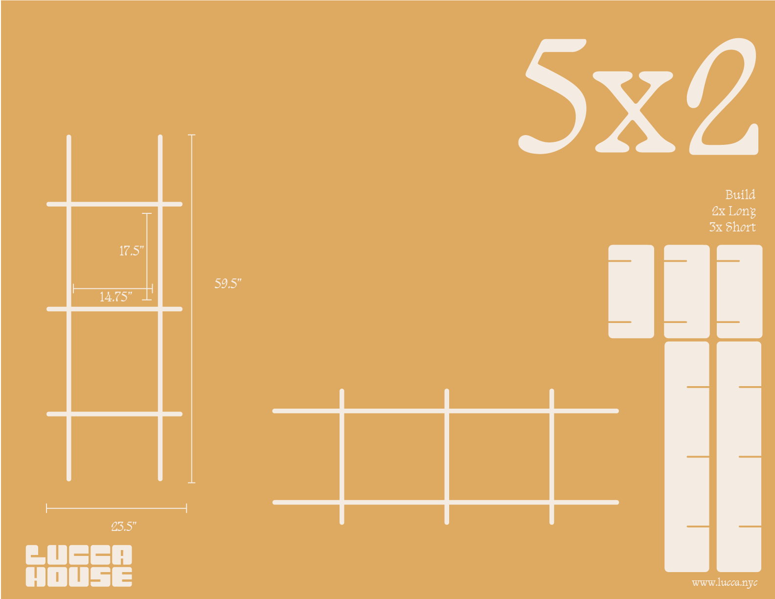 5x2 Shelf