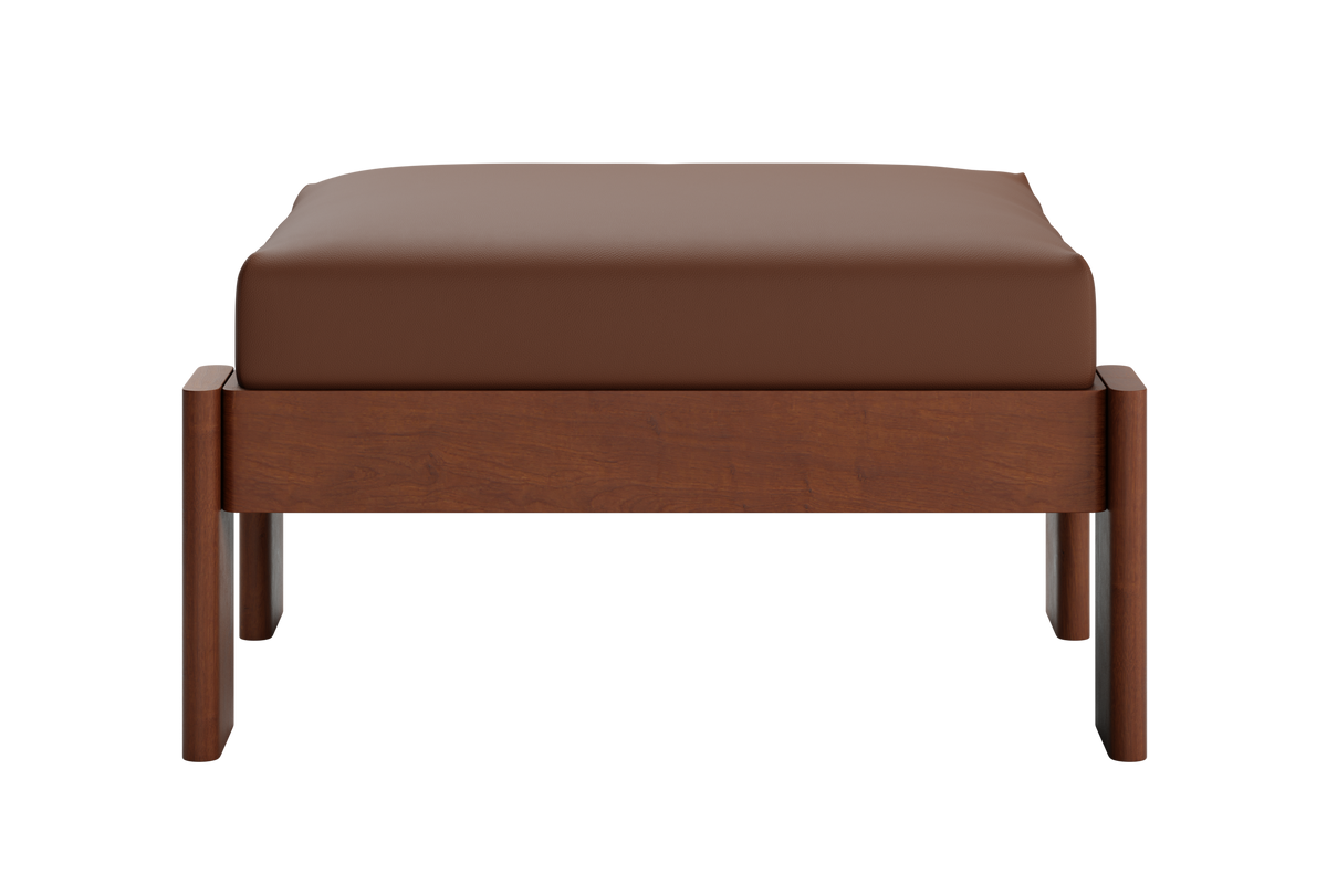The Bacana Ottoman | Cactus Leather
