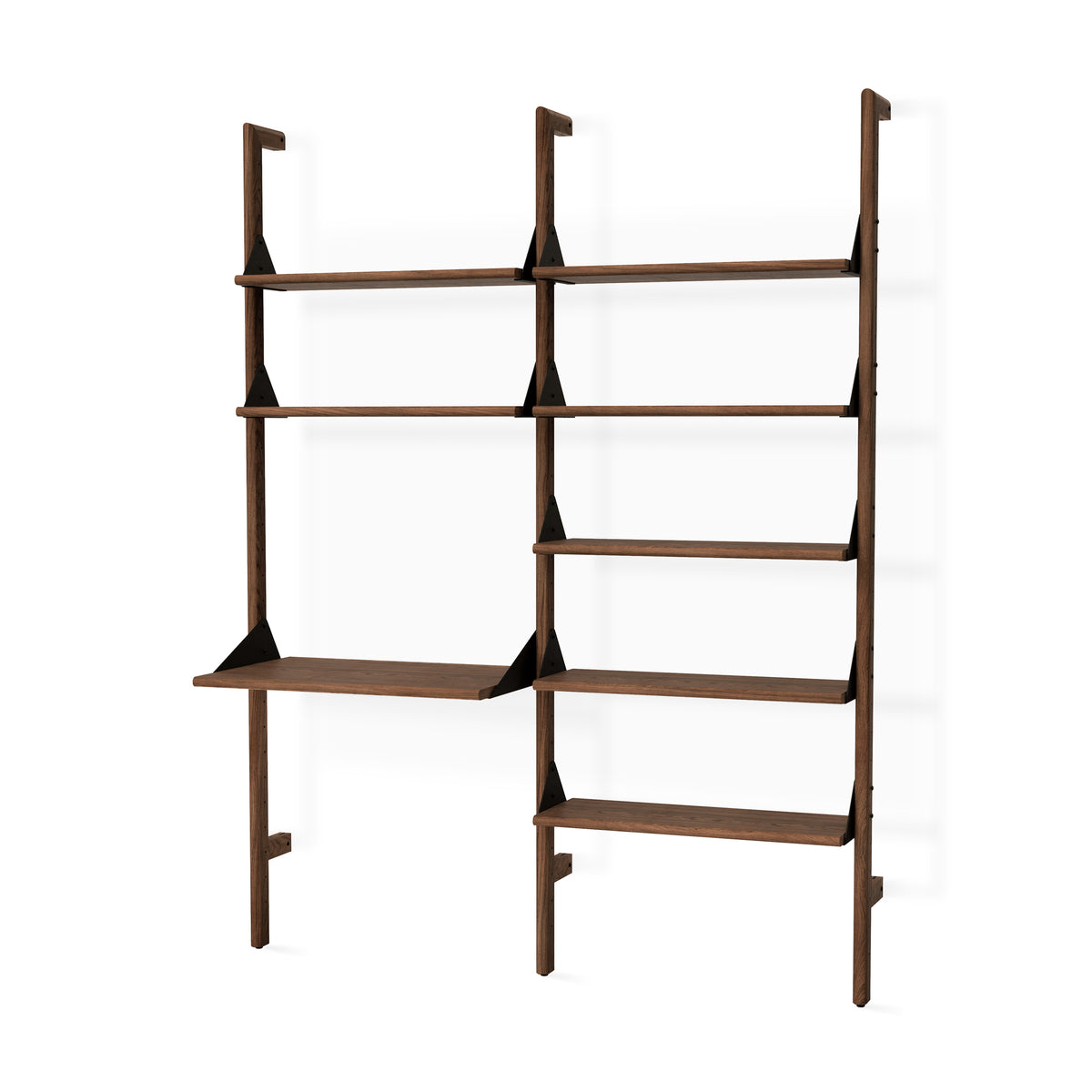 Branch-2 Shelving Unit with Desk