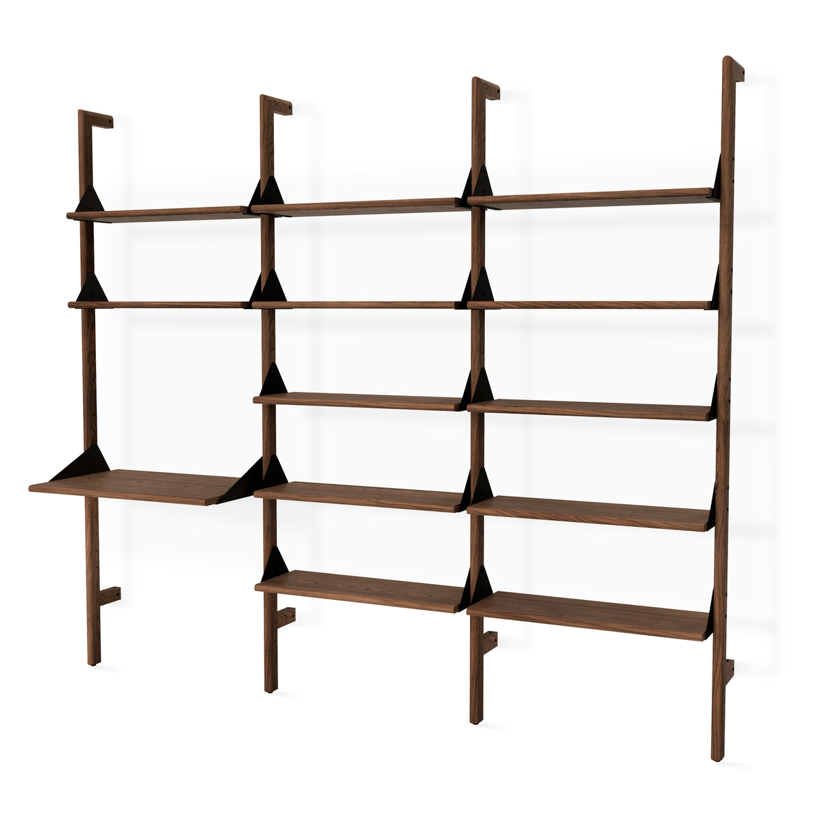 Branch-3 Shelving Unit with Desk