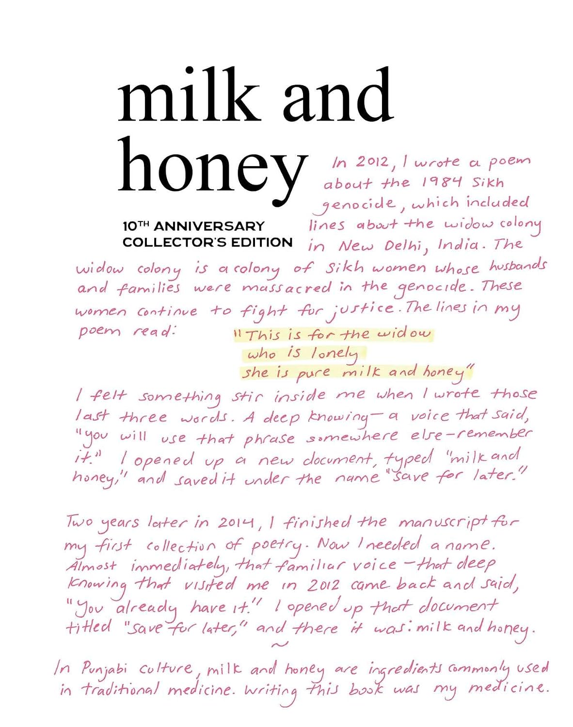 Milk and Honey