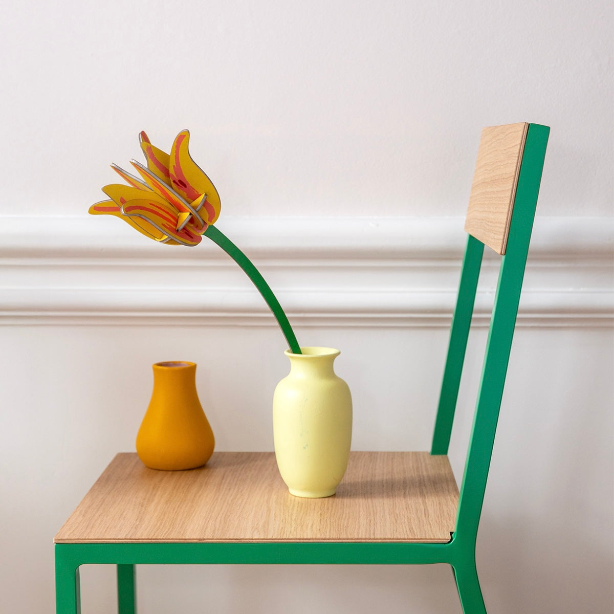 3D Flower | Yellow Tulip