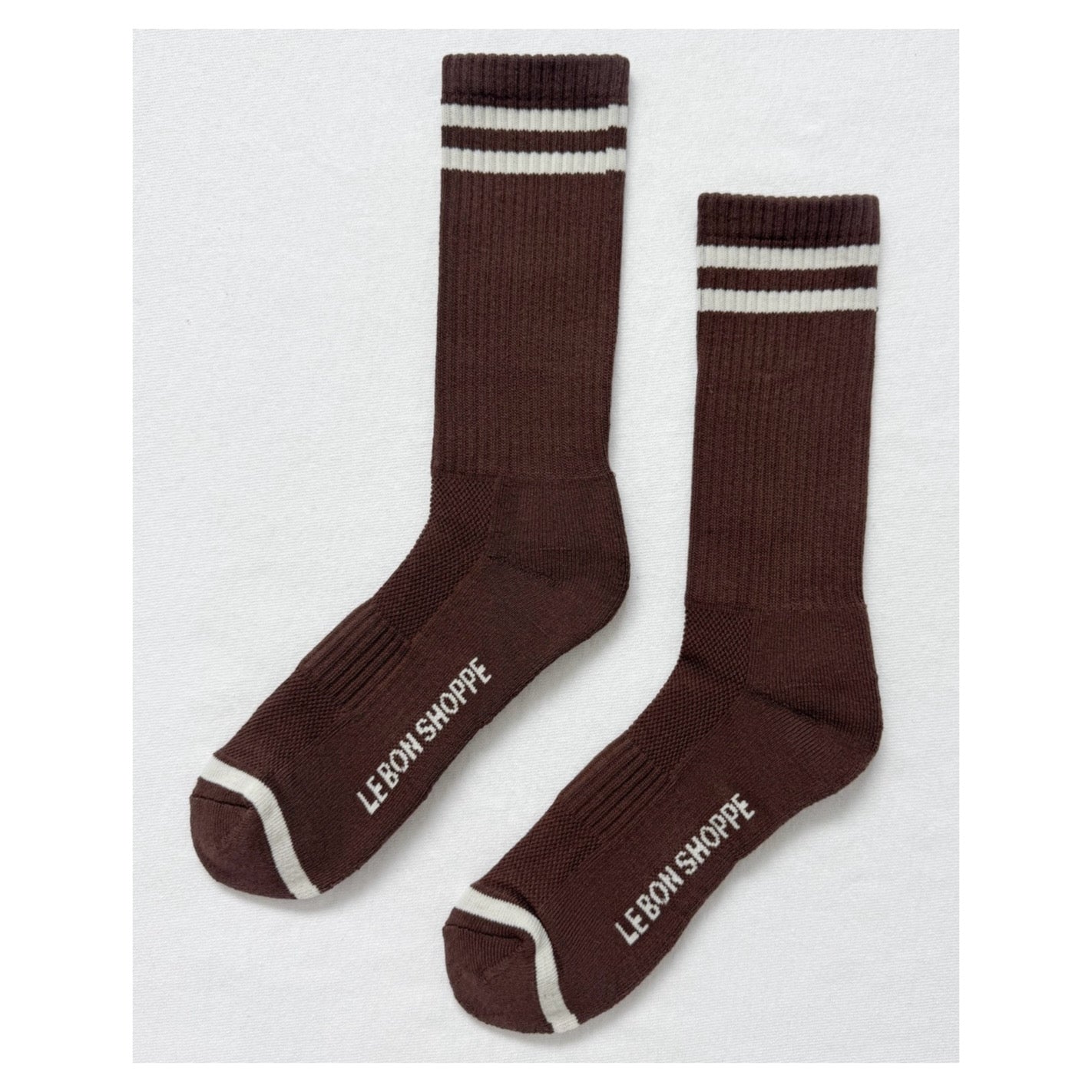 Extended Boyfriend Socks | Wood