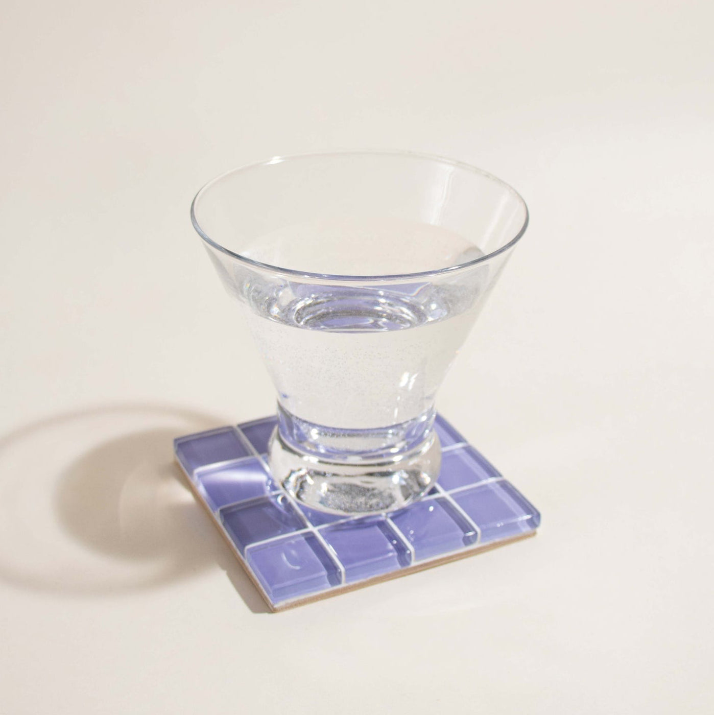 Glass Tile Coaster | Lilac