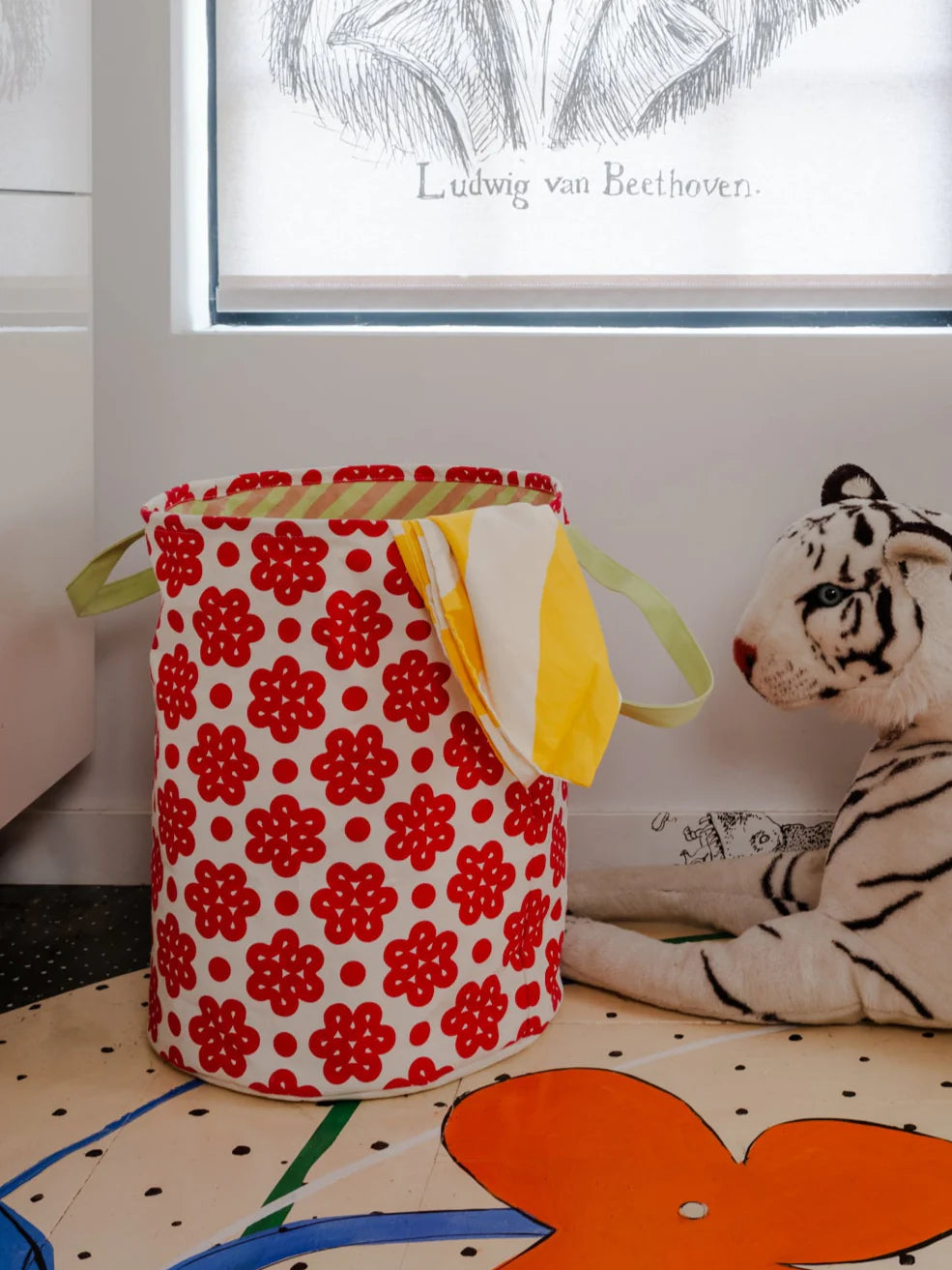 Canvas Hamper | Raspberry