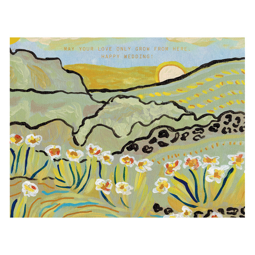 May Your Love Only Grow From Here | Wedding Card