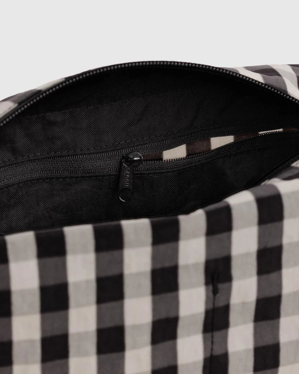 Dopp Kit | Black and Cream Gingham