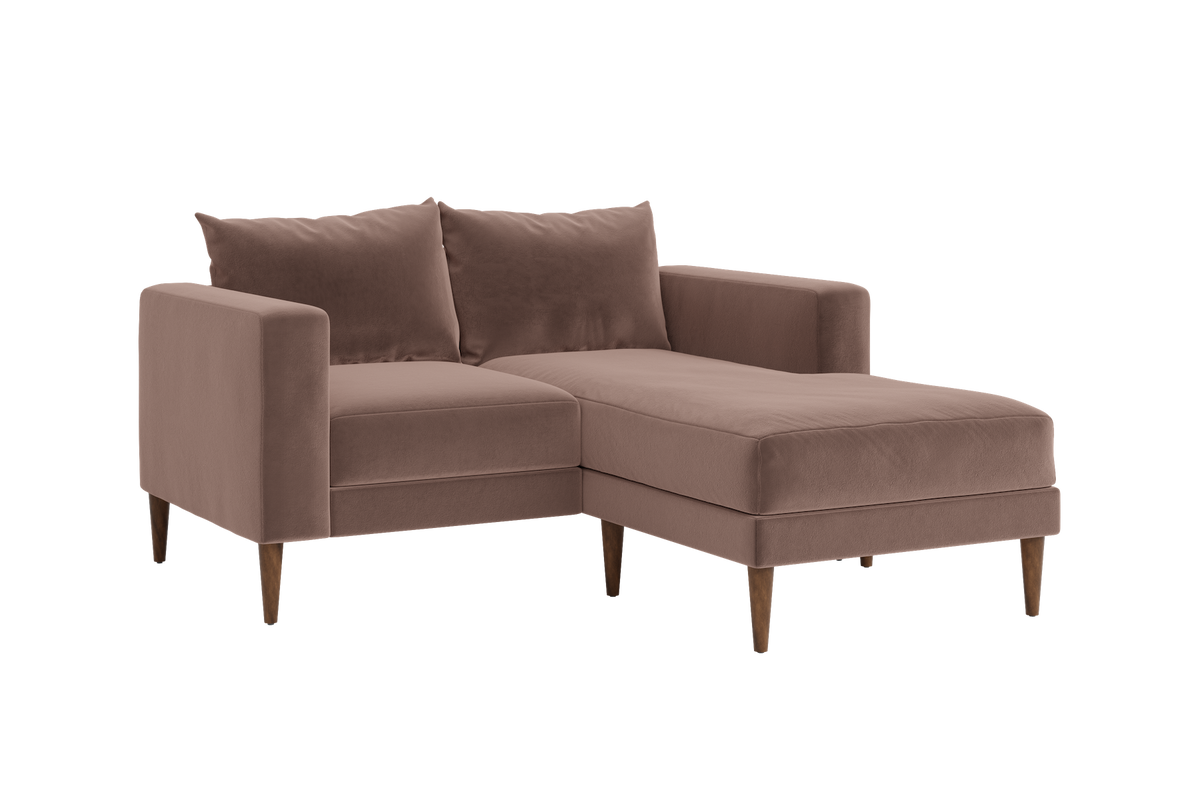 The Essential Loveseat Sectional | Recycled Velvet