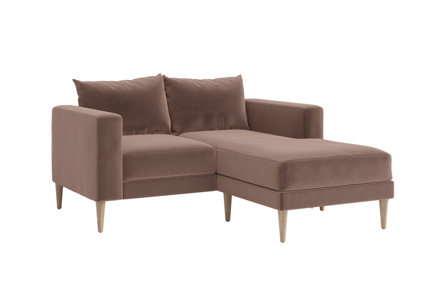 The Essential Loveseat Sectional | Recycled Velvet