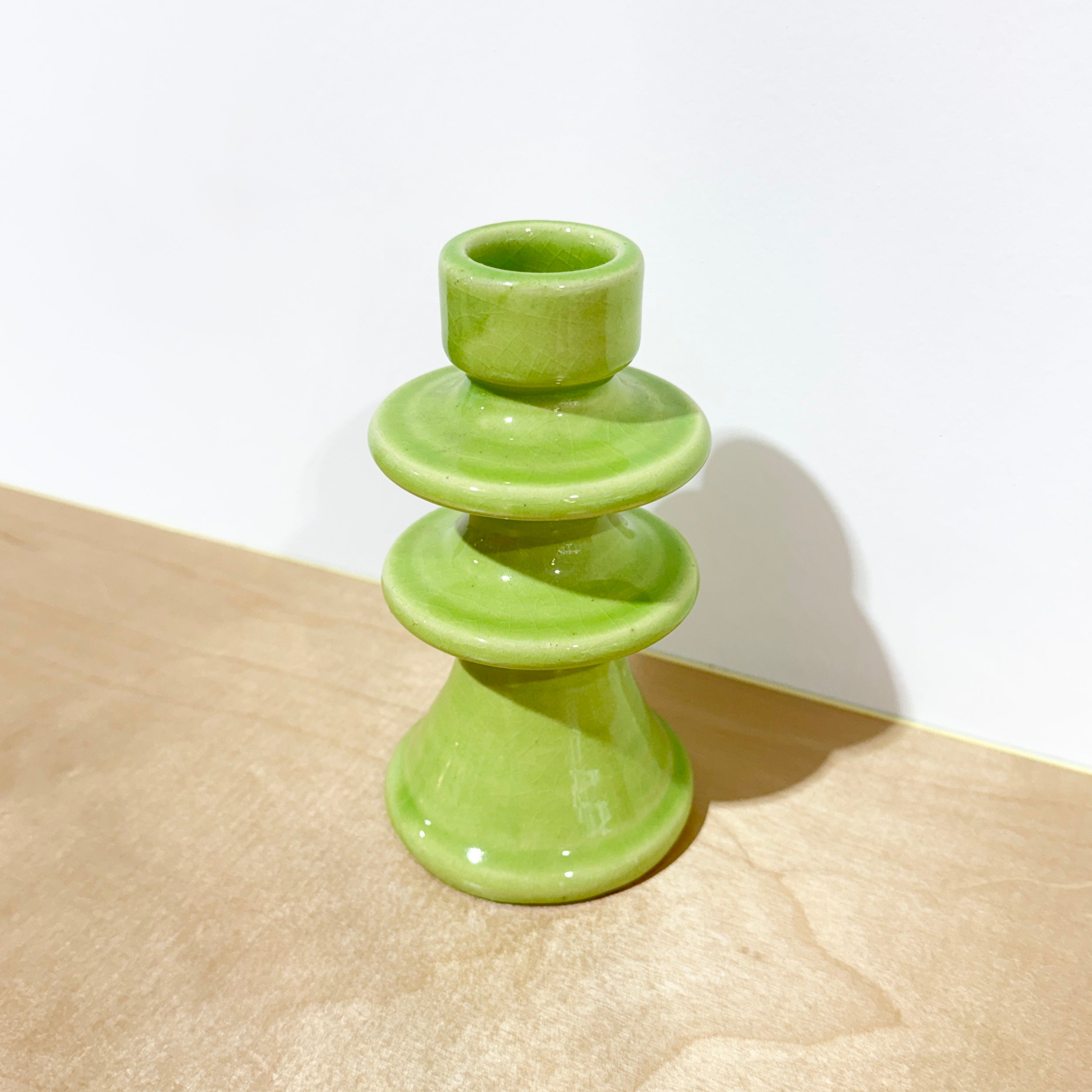 Green Moroccan Candle Holder | Medium