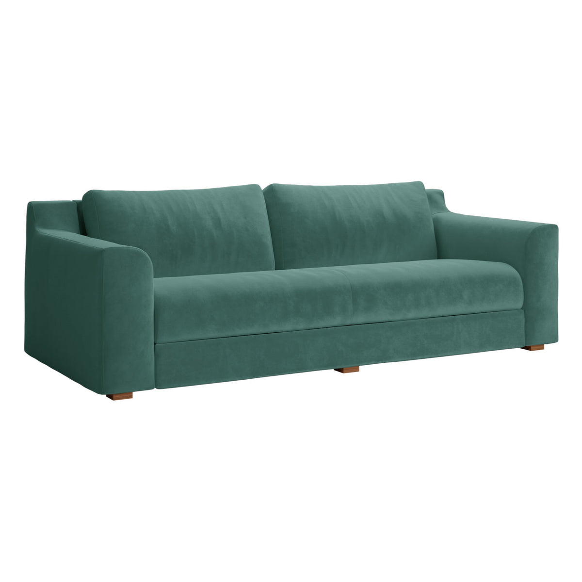 The Elevate Natural Sofa | 86” | Recycled Velvet