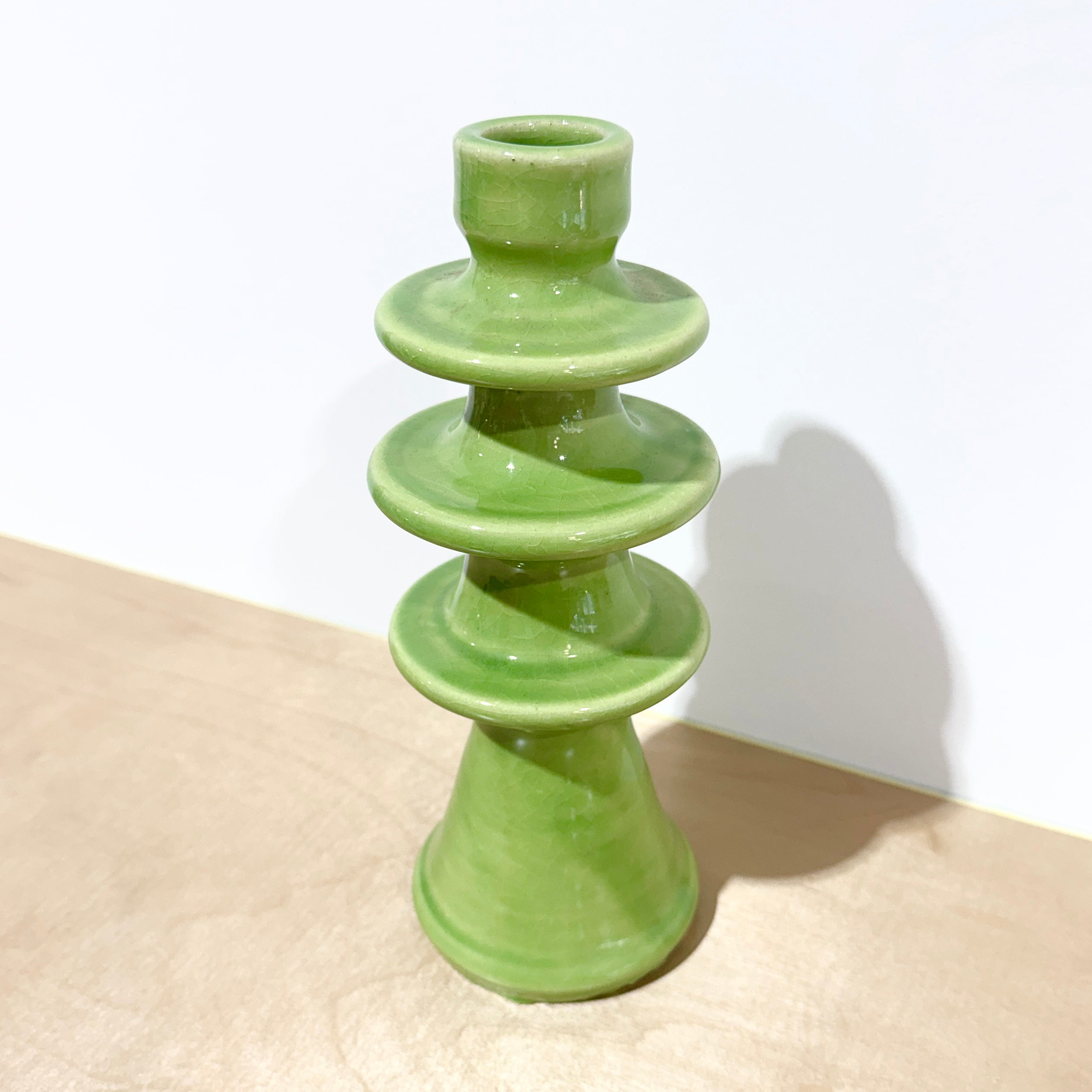 Green Moroccan Candle Holder | Large