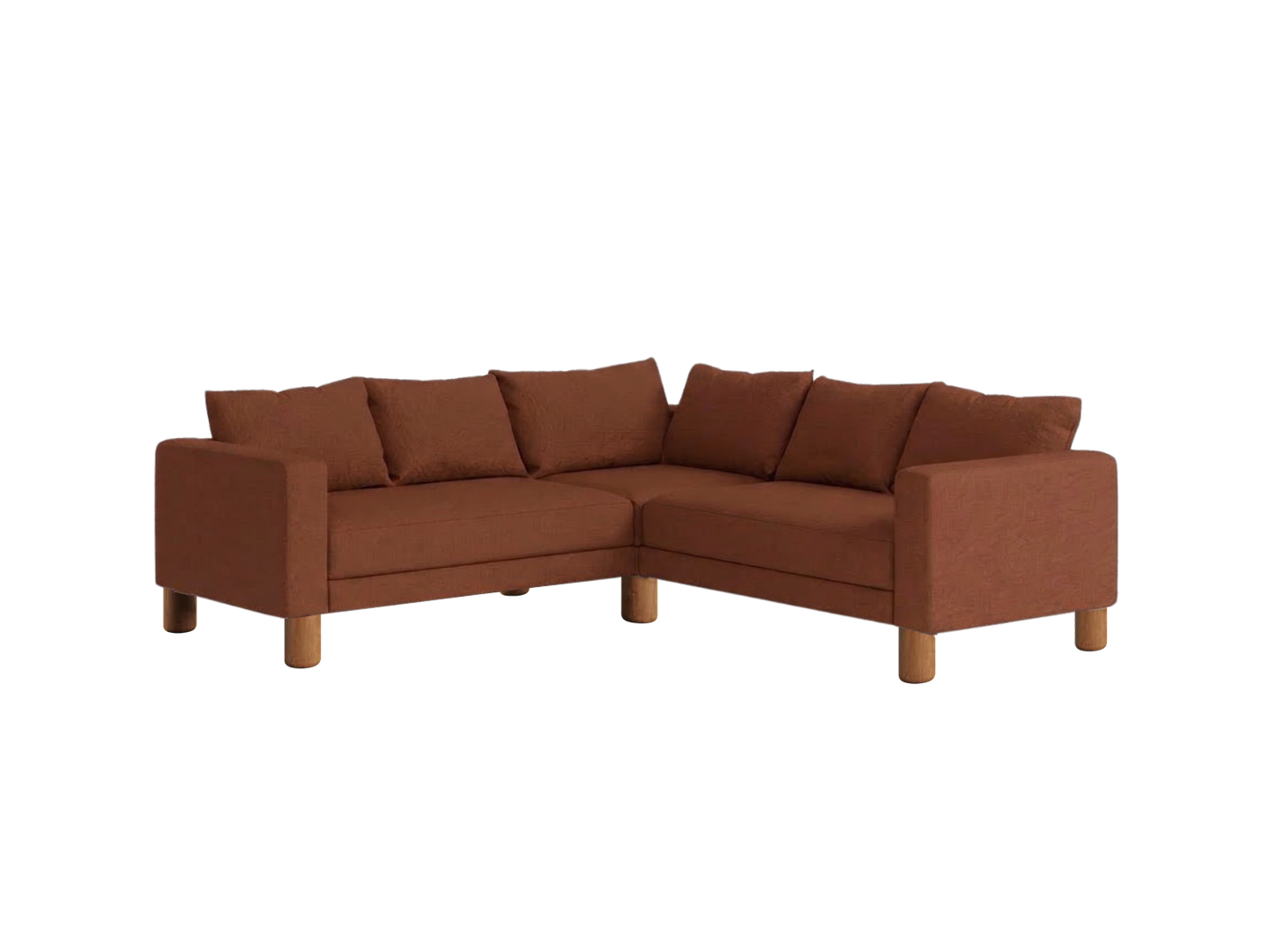The Essential Corner Sectional | 5 Seat | Hemp Blend
