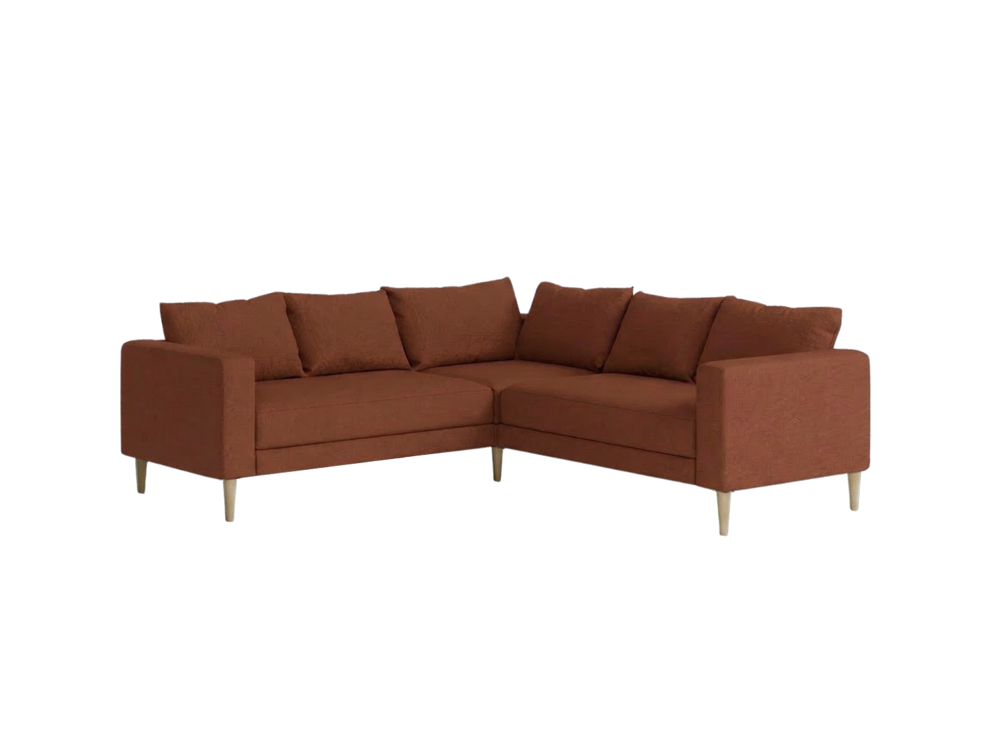The Essential Corner Sectional | 5 Seat | Hemp Blend