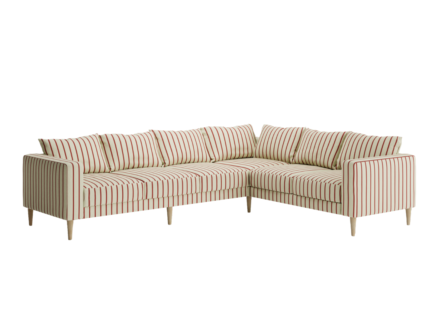 The Essential Corner Sectional | 6 Seat | Hemp Blend