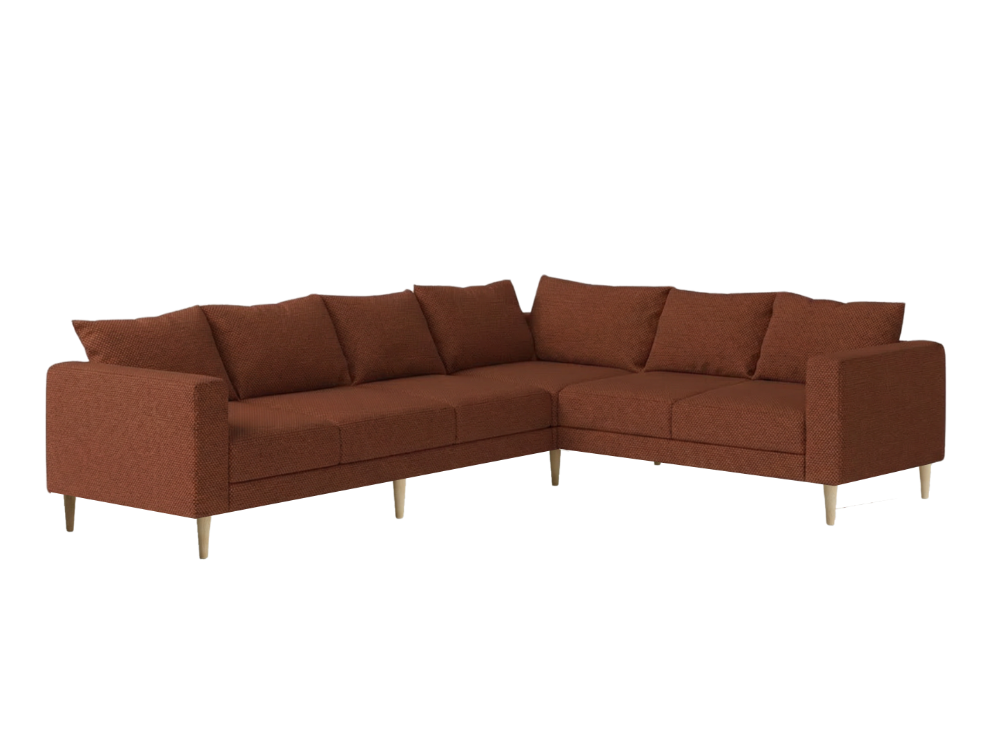 The Essential Corner Sectional | 6 Seat | Hemp Blend