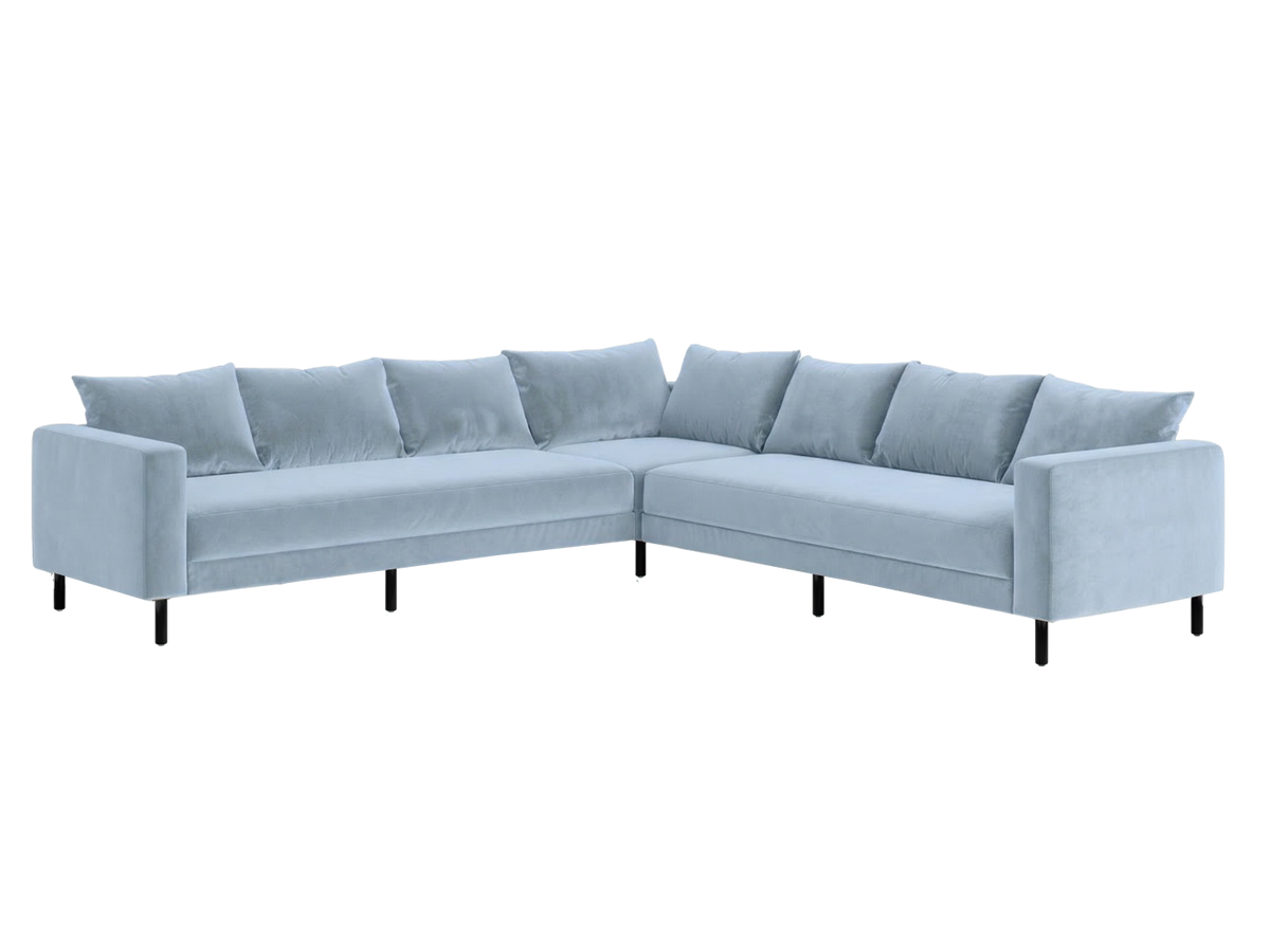 The Essential Corner Sectional | 7 Seat | Recycled Velvet
