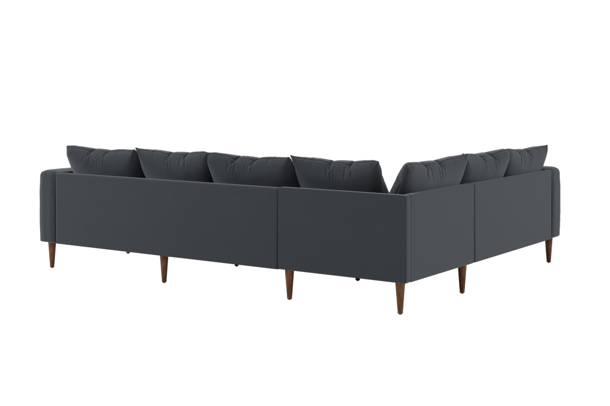 The Essential Corner Sectional | 6 Seat | Recycled Velvet
