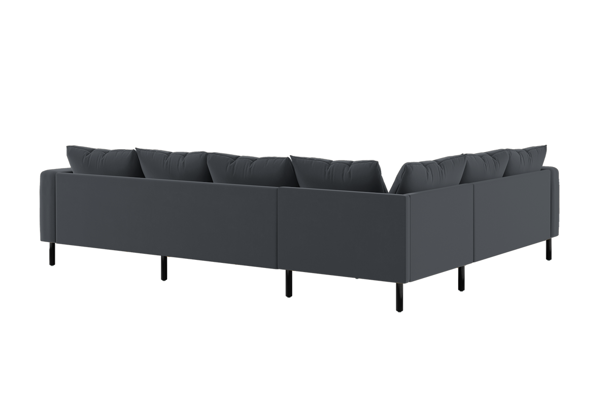 The Essential Corner Sectional | 6 Seat | Recycled Velvet