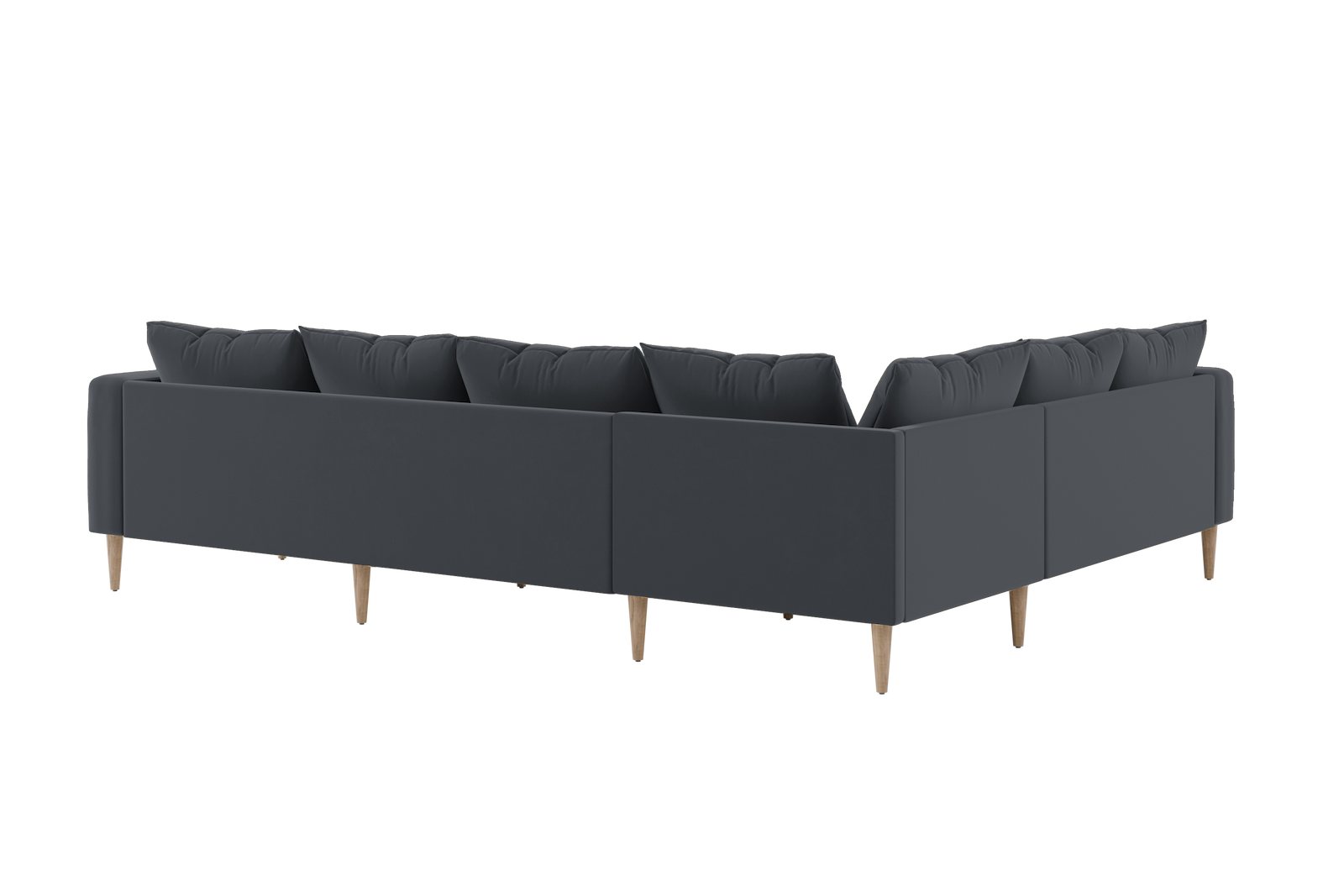 The Essential Corner Sectional | 6 Seat | Recycled Velvet