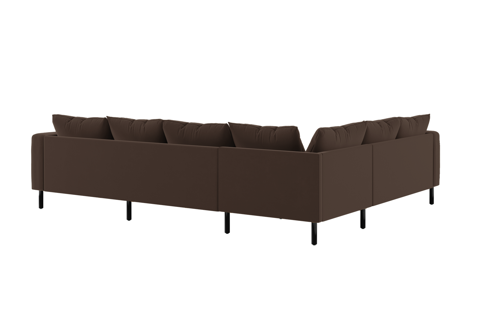 The Essential Corner Sectional | 6 Seat | Recycled Velvet