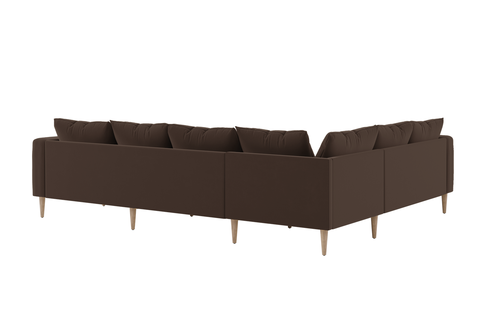 The Essential Corner Sectional | 6 Seat | Recycled Velvet