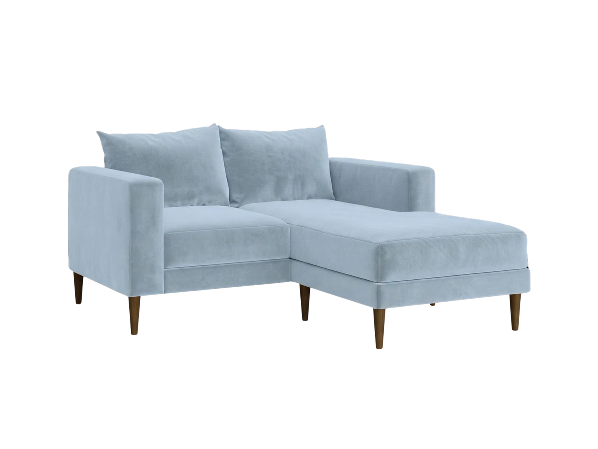 The Essential Loveseat Sectional | Recycled Velvet