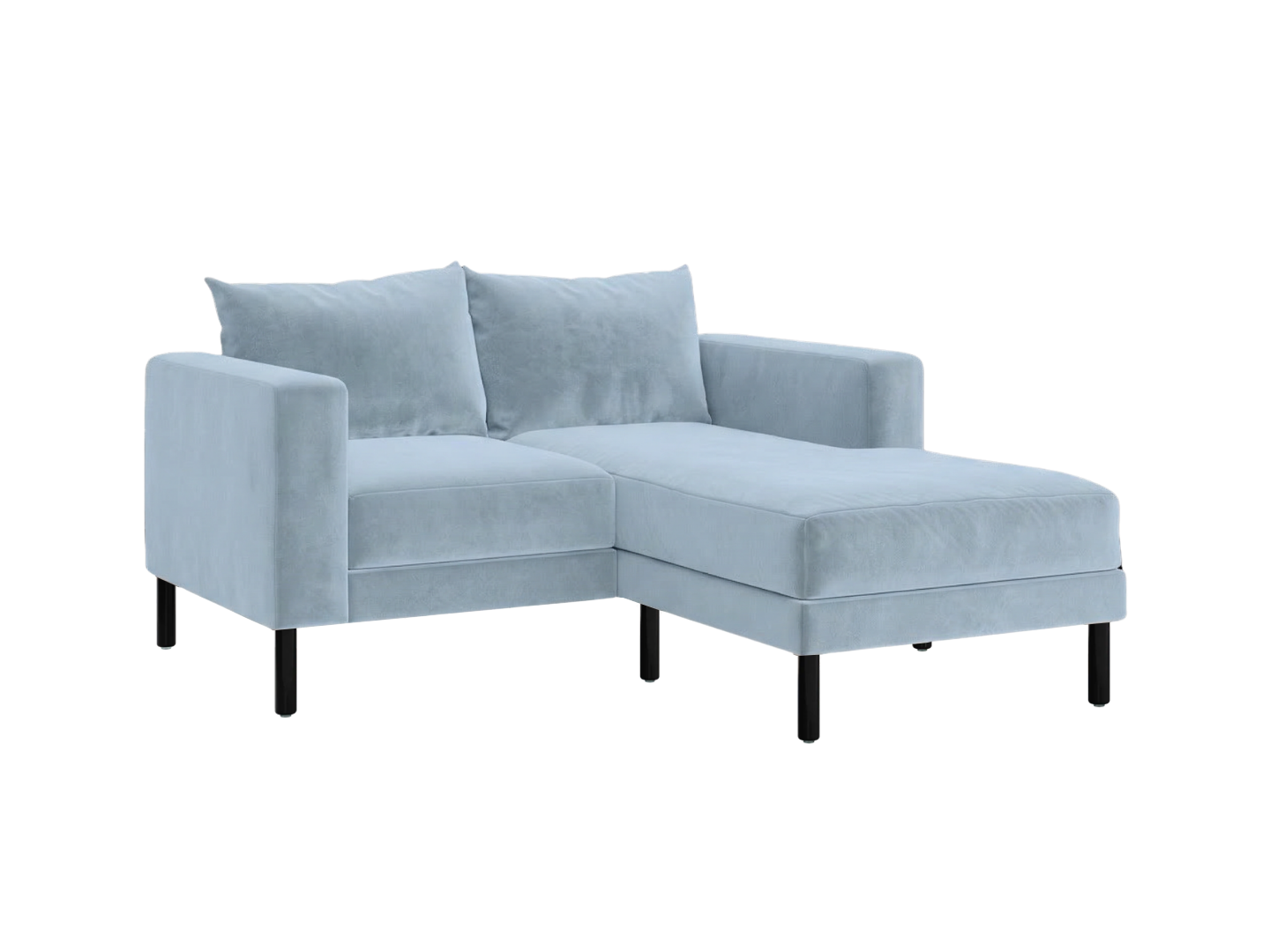 The Essential Loveseat Sectional | Recycled Velvet