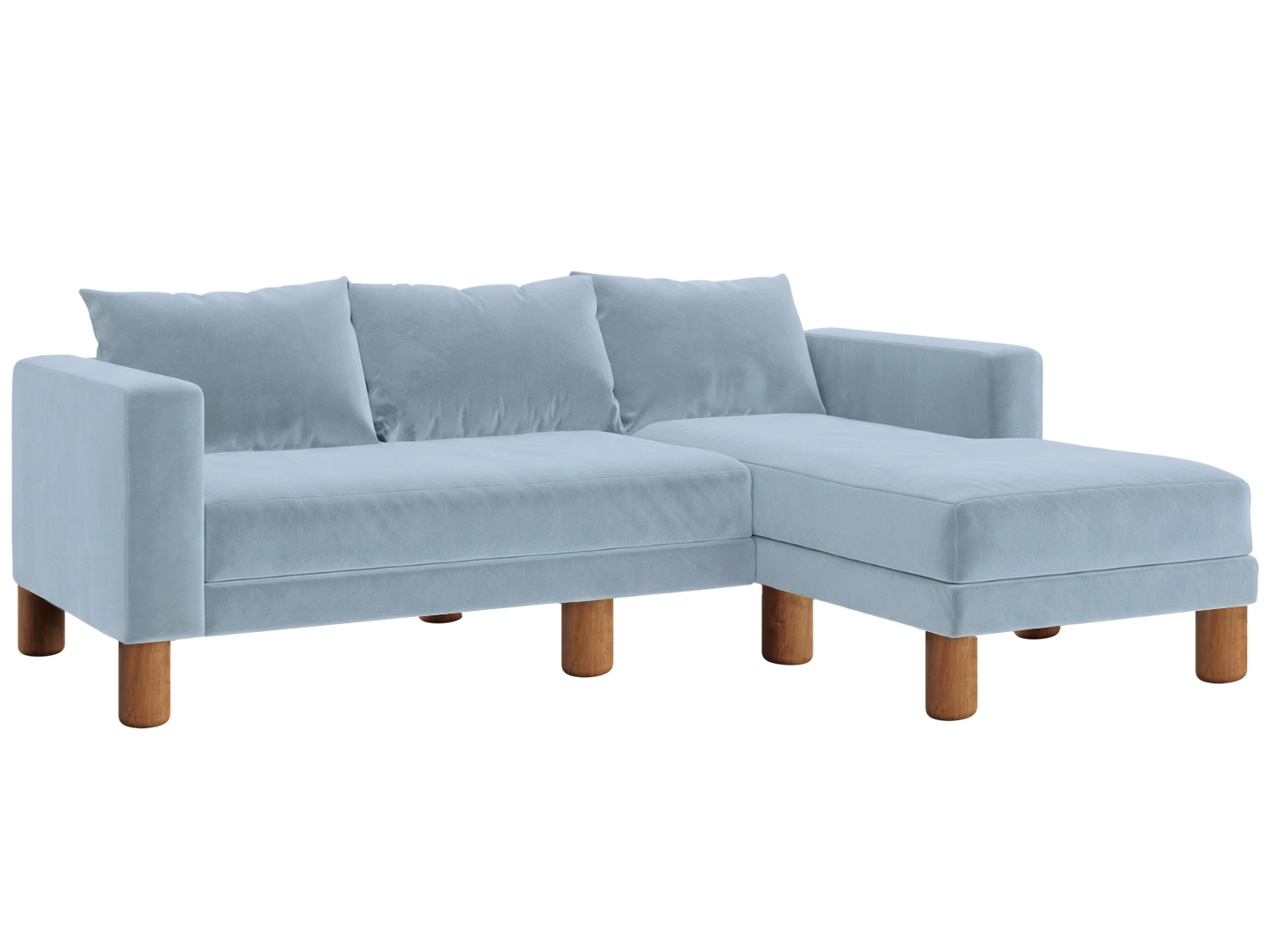 The Essential Sectional | Recycled Velvet