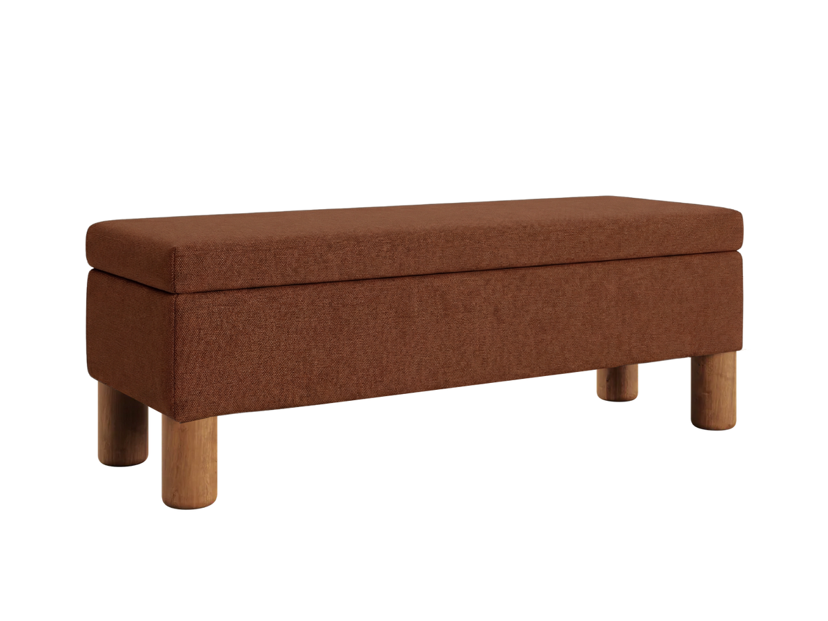The Essential Storage Bench | Hemp Blend