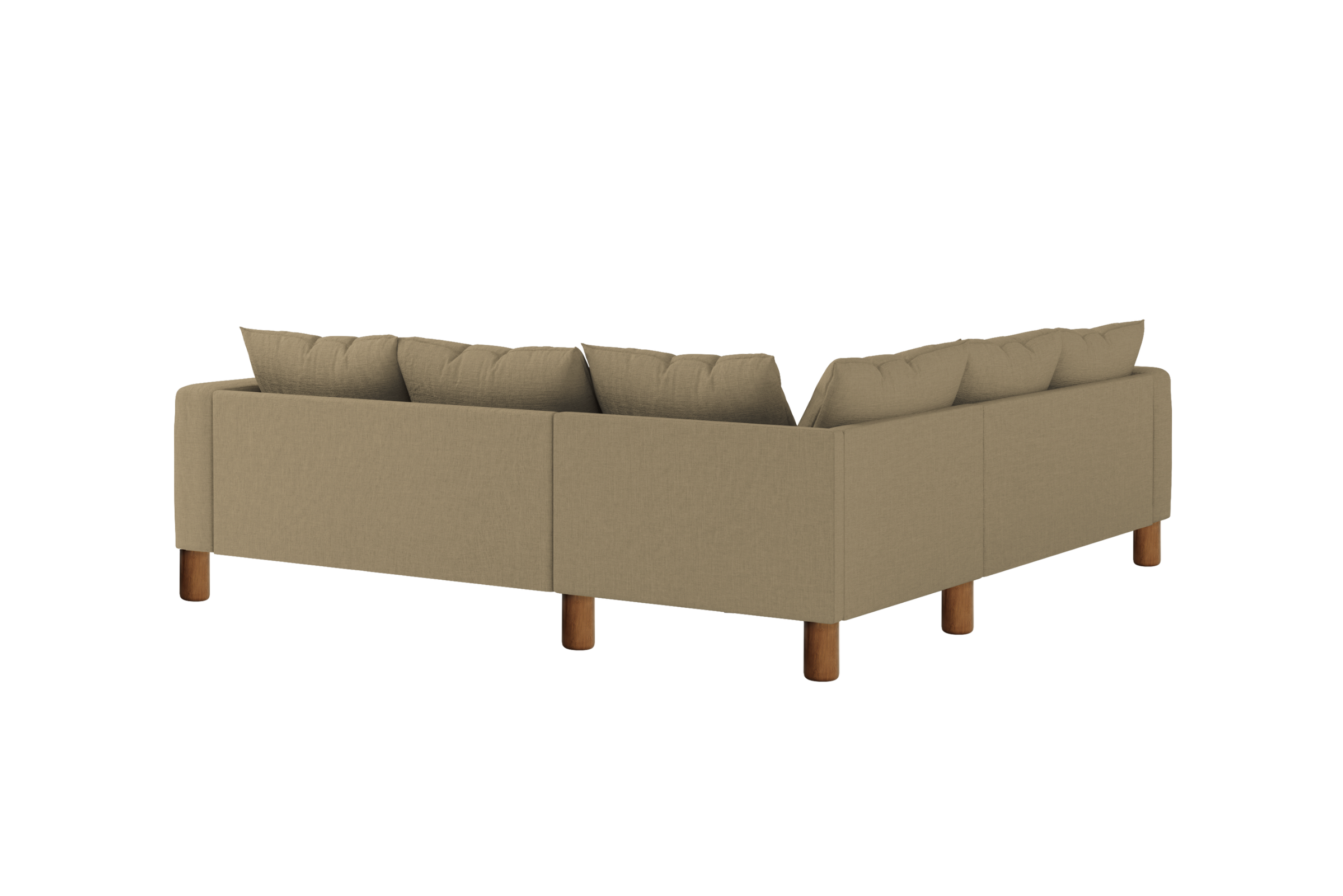 The Essential Corner Sectional | 5 Seat | Hemp Blend