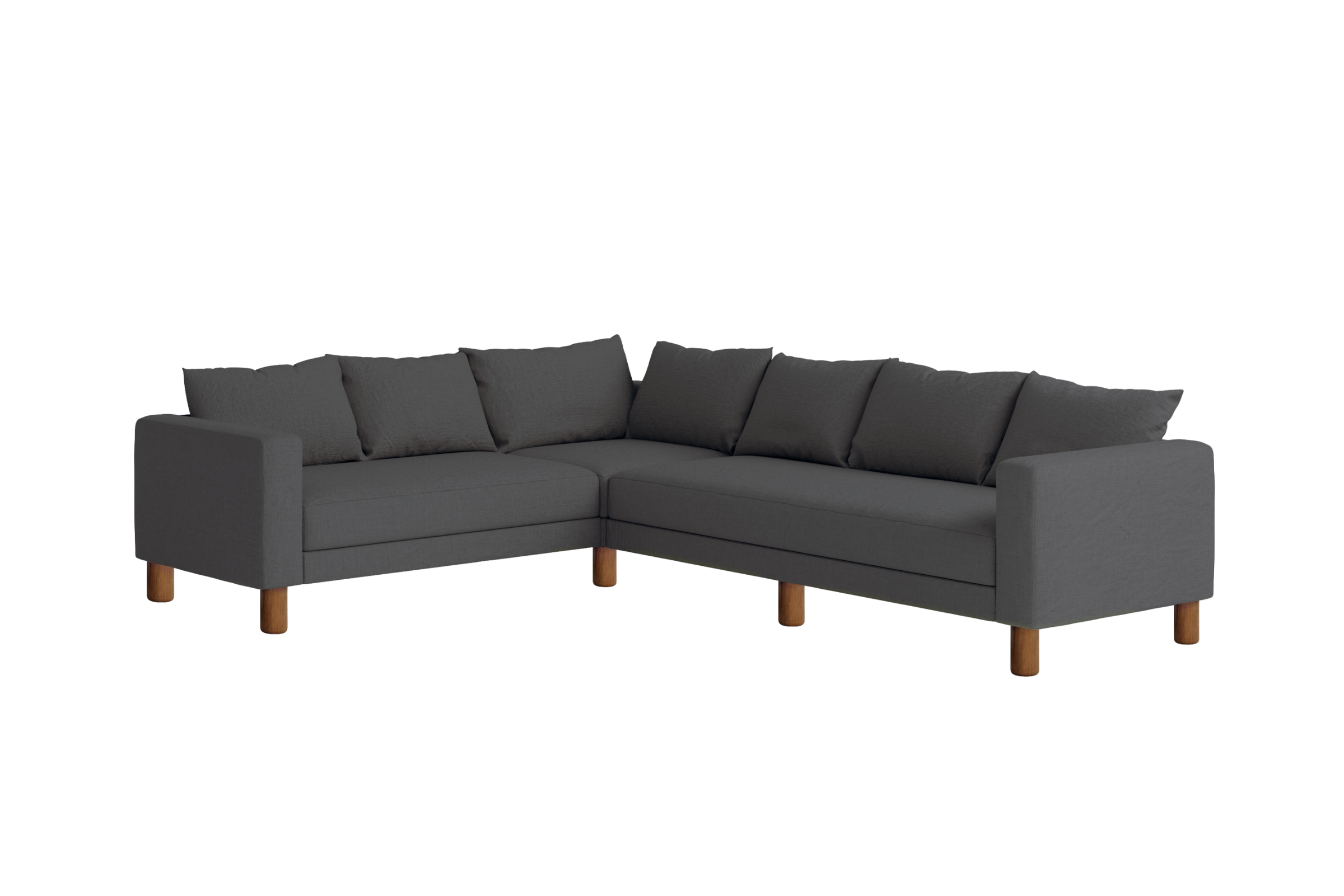 The Essential Corner Sectional | 6 Seat | Hemp Blend