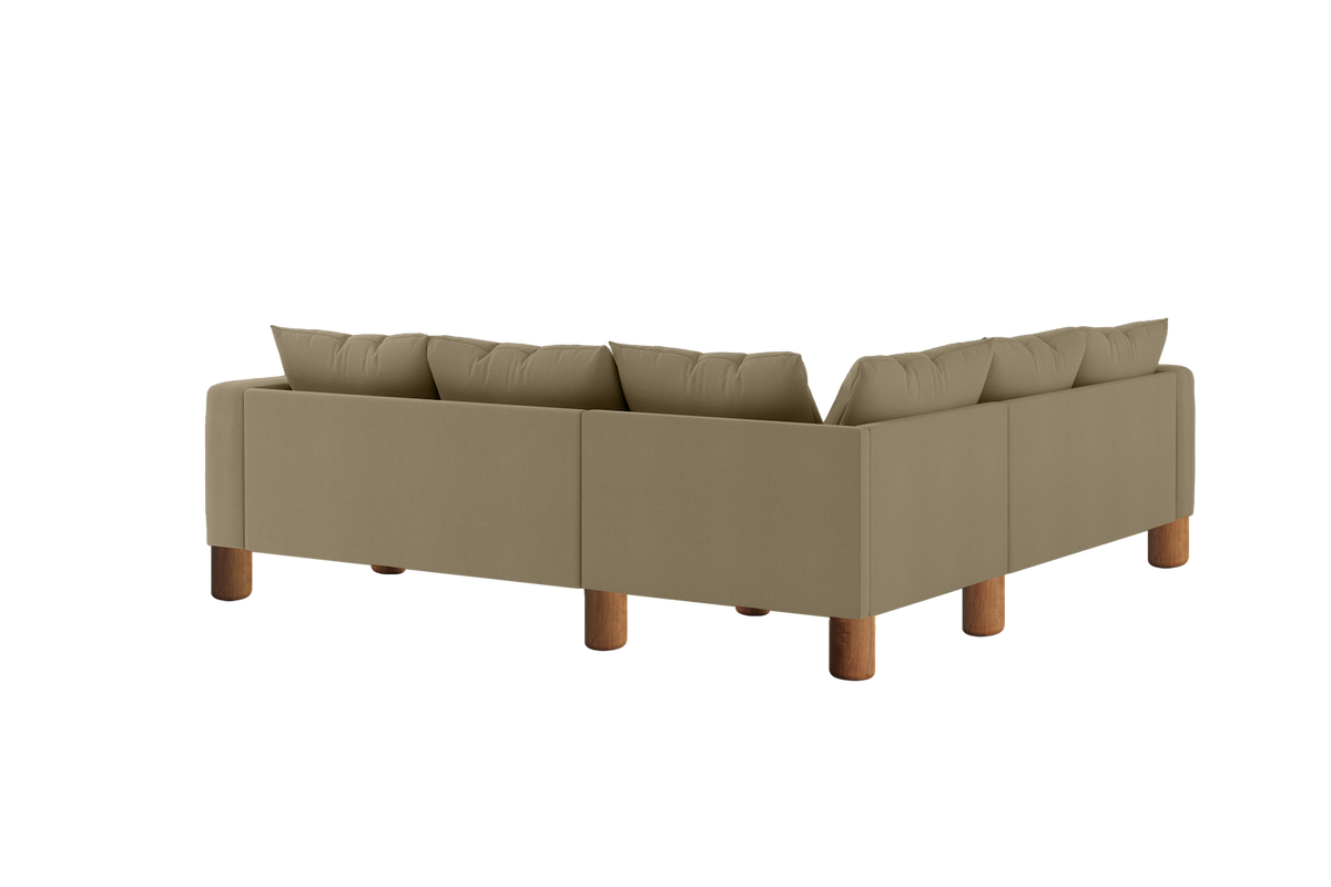 The Essential Corner Sectional | 5 Seat | Upcycled Poly