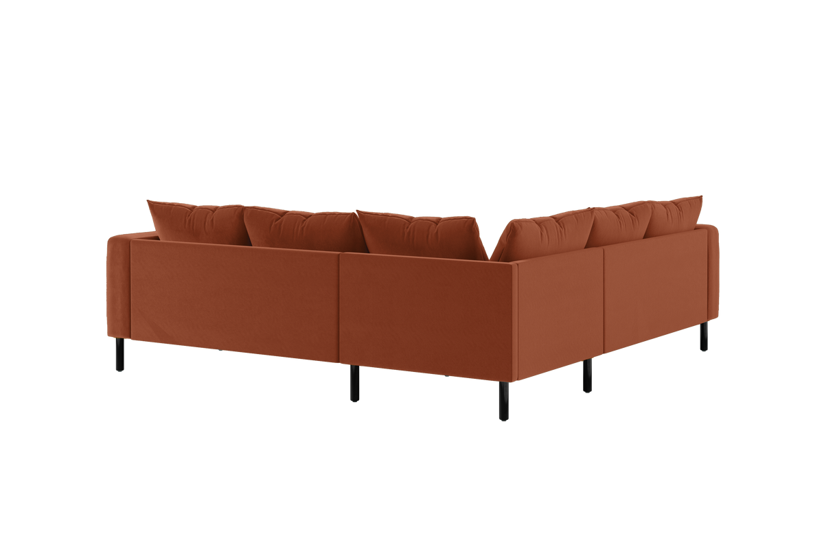 The Essential Corner Sectional | 5 Seat | Recycled Velvet
