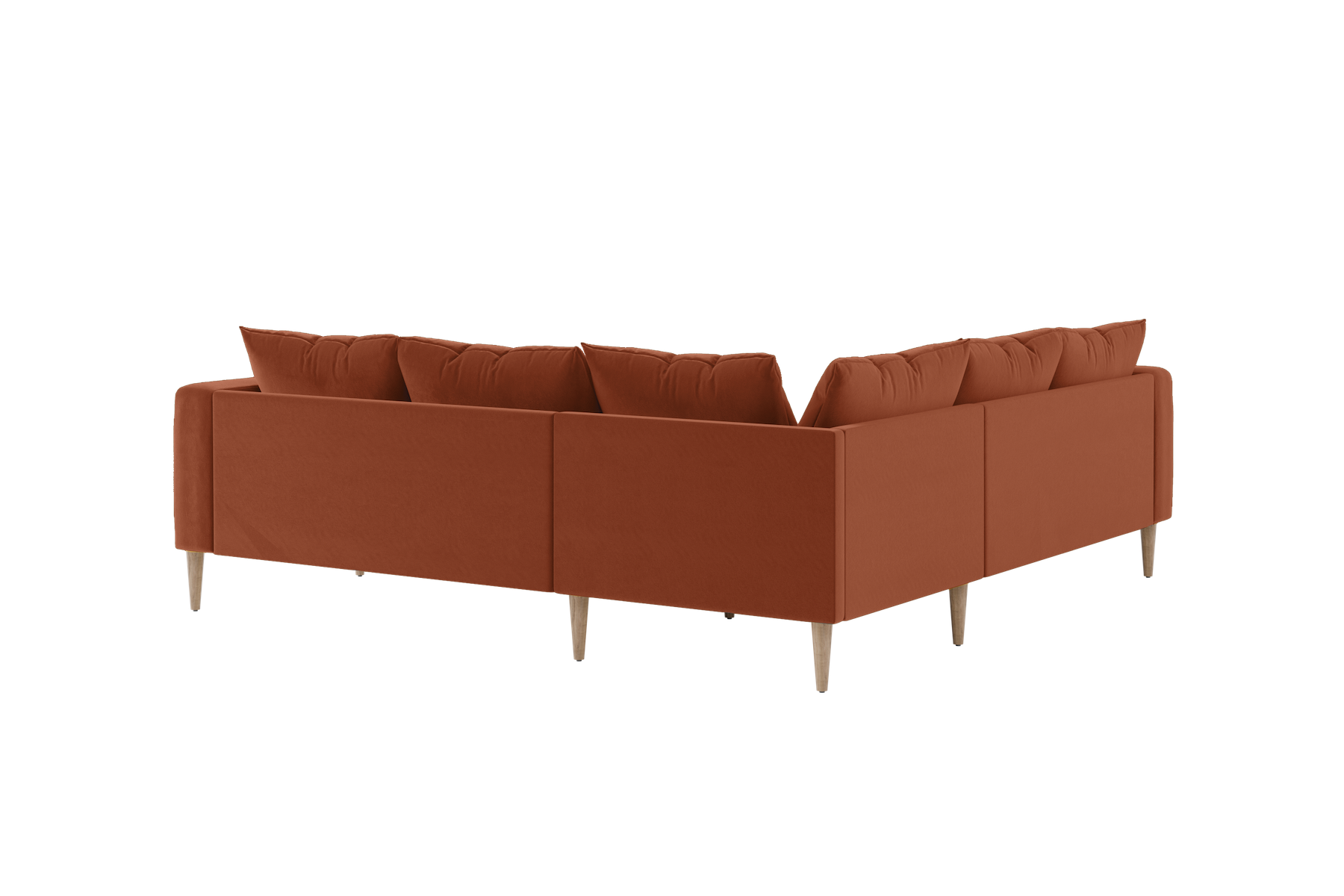 The Essential Corner Sectional | 5 Seat | Recycled Velvet