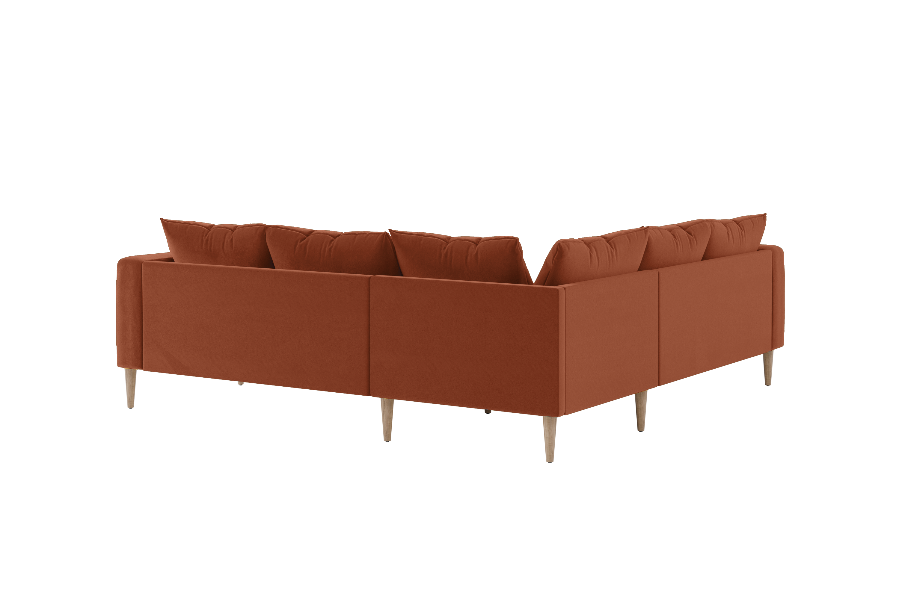 The Essential Corner Sectional | 5 Seat | Recycled Velvet
