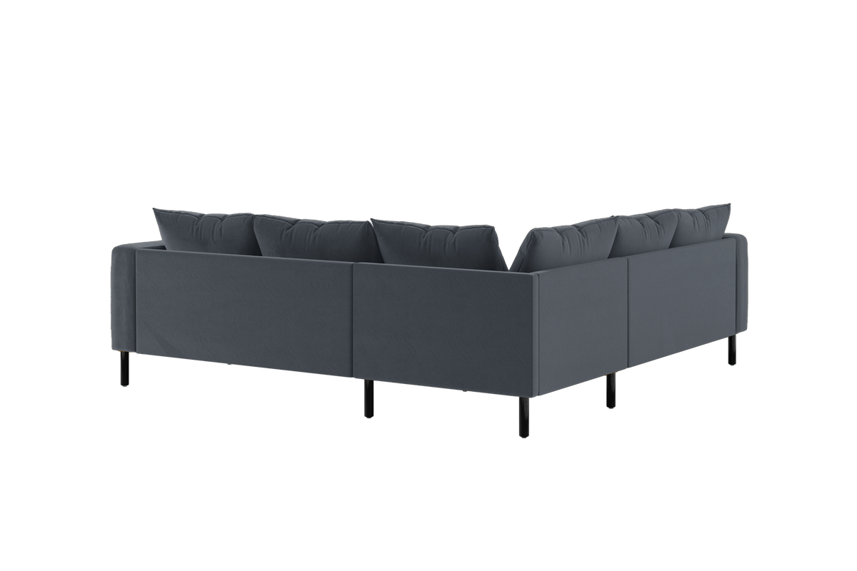 The Essential Corner Sectional | 5 Seat | Recycled Velvet