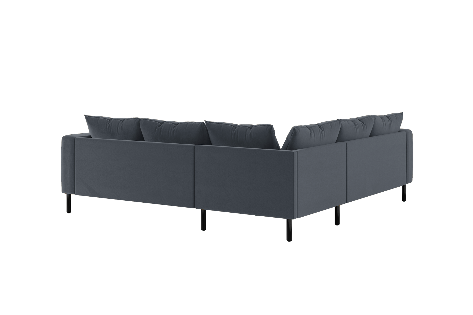 The Essential Corner Sectional | 5 Seat | Recycled Velvet