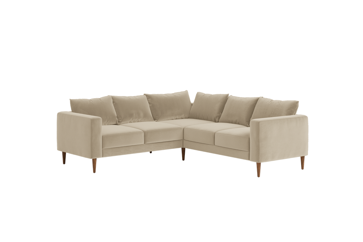 The Essential Corner Sectional | 5 Seat | Recycled Velvet