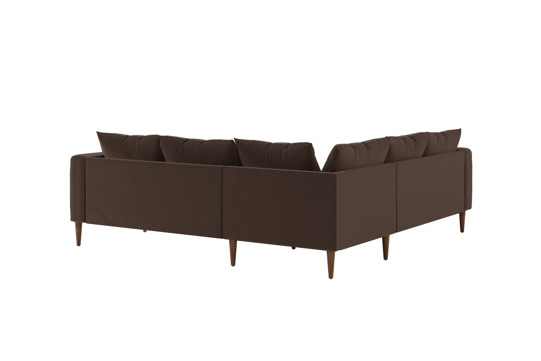 The Essential Corner Sectional | 5 Seat | Recycled Velvet