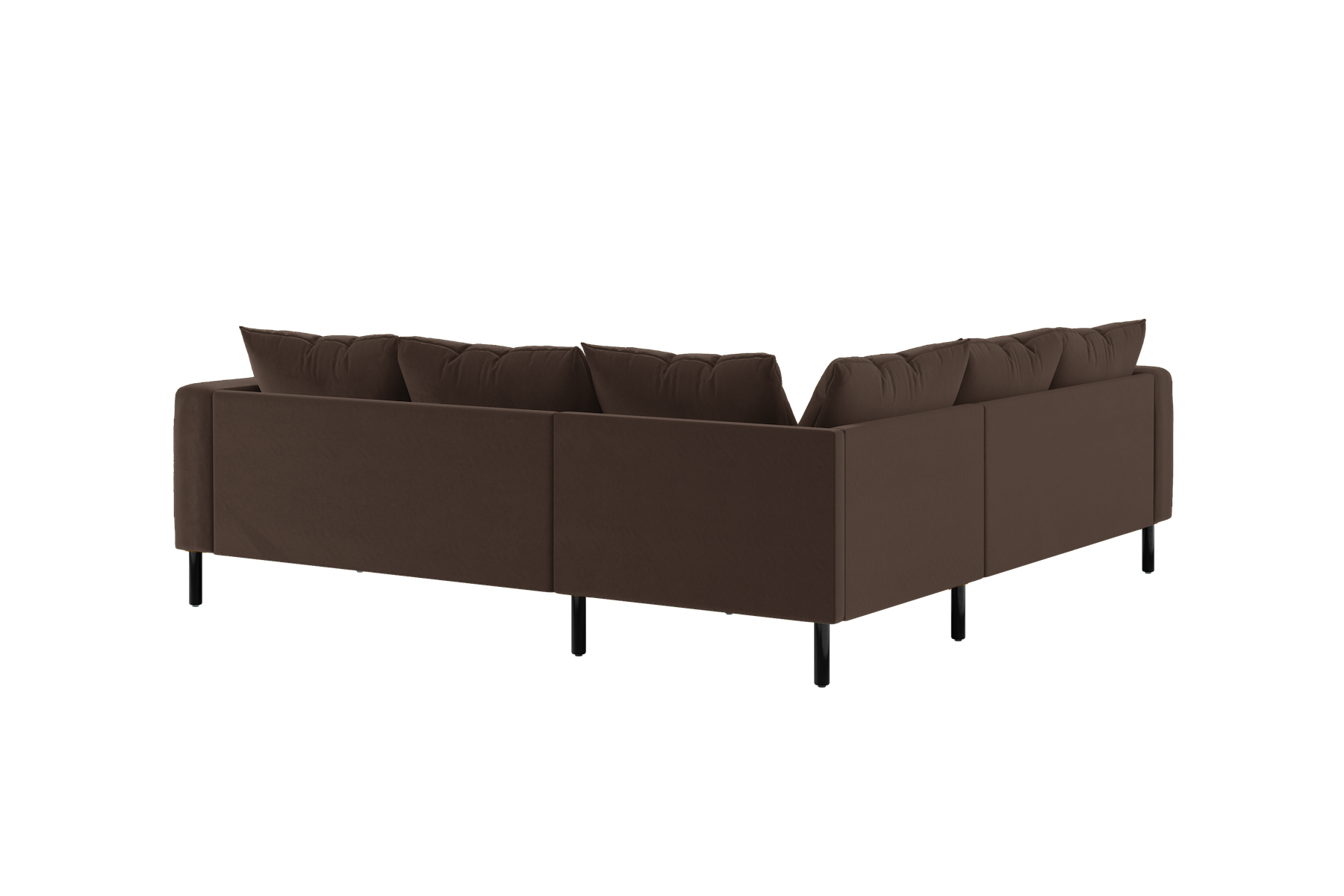 The Essential Corner Sectional | 5 Seat | Recycled Velvet