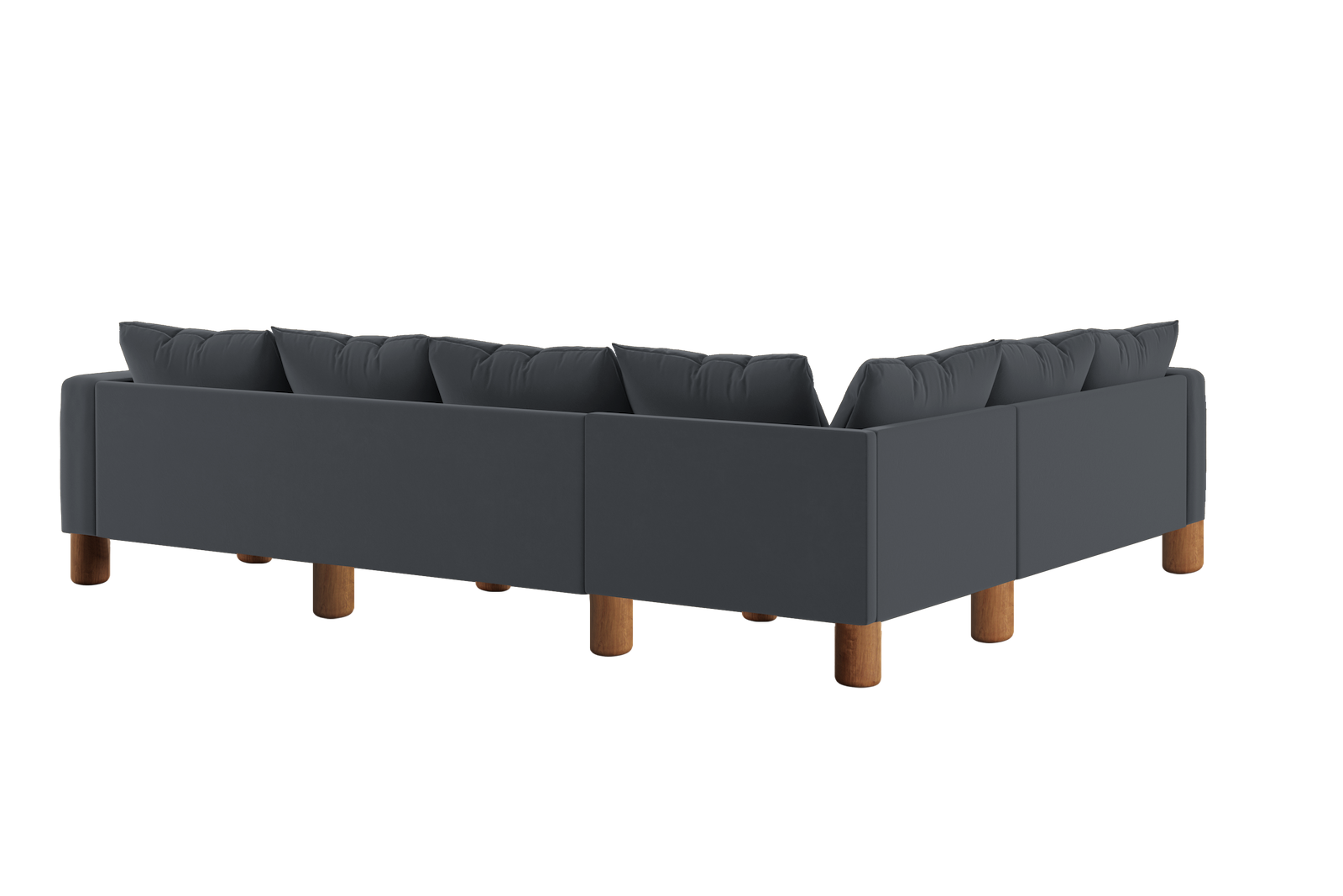 The Essential Corner Sectional | 6 Seat | Recycled Velvet