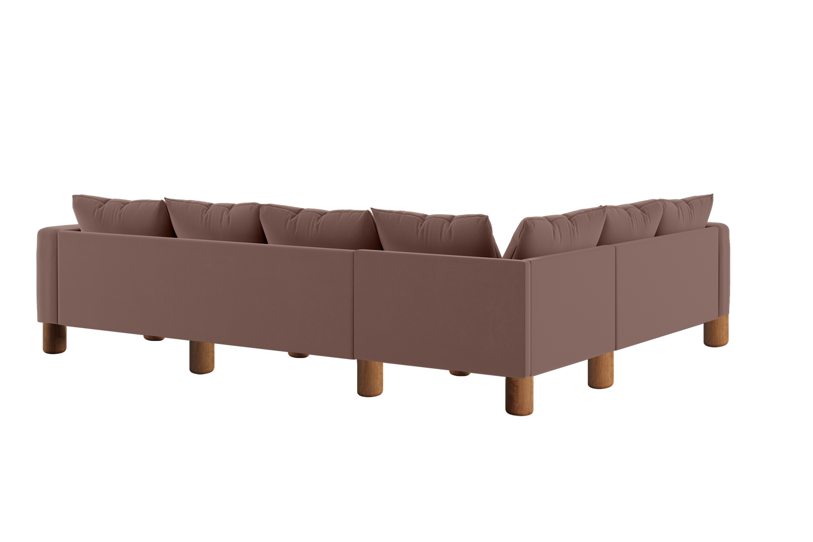 The Essential Corner Sectional | 6 Seat | Recycled Velvet